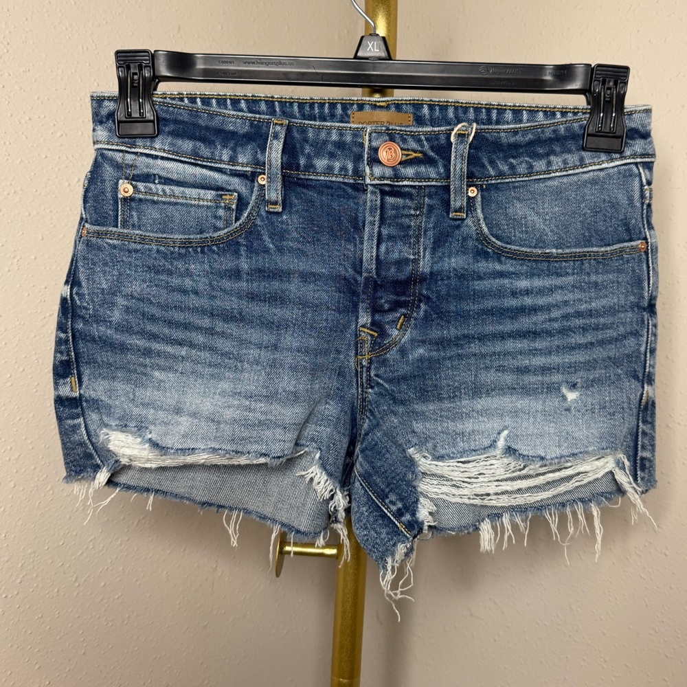 NWT Porter Blue Cut Off Shorts